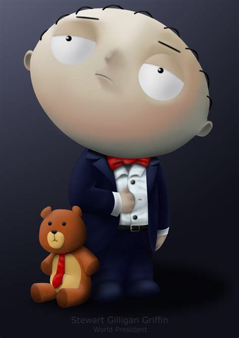 Stewie Griffin And Rupert By D2tk On Deviantart