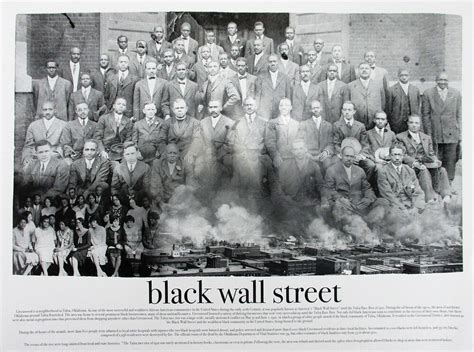 The creation of the powerful black community known as black wall street was intentional. Black Wall Street Poster Photo Art Print African American ...