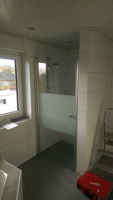 Duschabtrennung duschwand badewannenaufsatz duschkabine duschtrennwand glas esg. MAW Flex Drehtür für Nische, Glas satinal | Wc trennwände ...