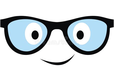 Cartoon Eyes With Glasses