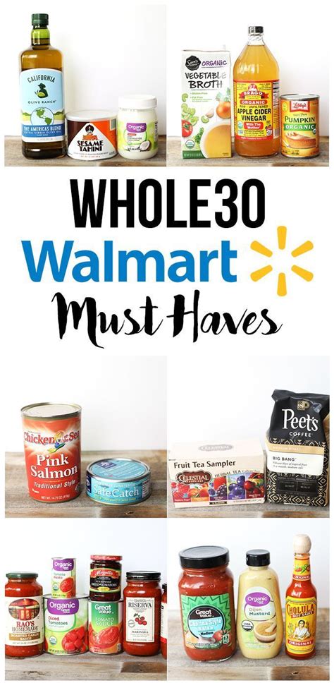 Whole30 Walmart Must Haves Whole 30 Diet Whole 30 Whole 30 Meal Plan