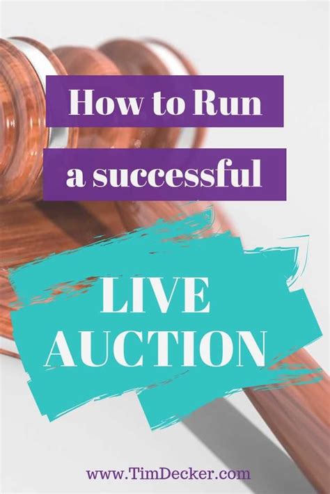Charity Event Planning How To Run A Live Auction When Done Correctly