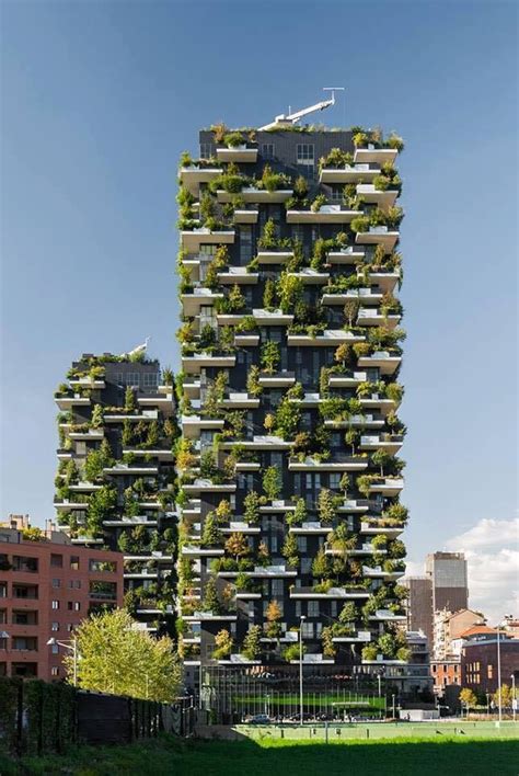 Vertical Forest Towers In Milan Italy Grüne Architektur Grüne