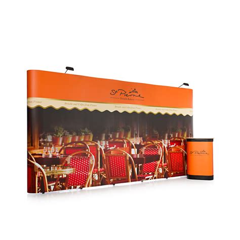 Display equipment,banner stand,pop up tower,backdrop,pop up system,bunting stand,display counter,portable display,advertising display,mobile display,exhibition. Pop Up Backdrop Display Straight - PUSLF 5x3 Panels