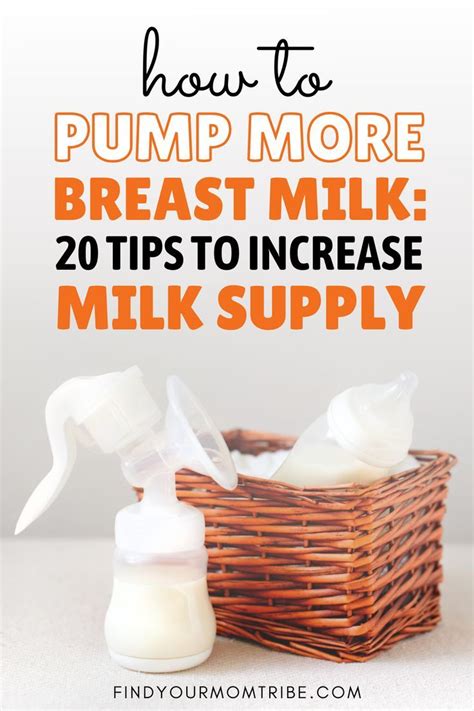 How To Pump More Breast Milk 20 Tips To Increase Milk Supply Artofit