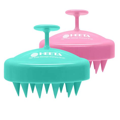 Heeta 2 Pack Hair Scalp Massager Shampoo Brush For Hair Growth Hair Scalp Scrubber