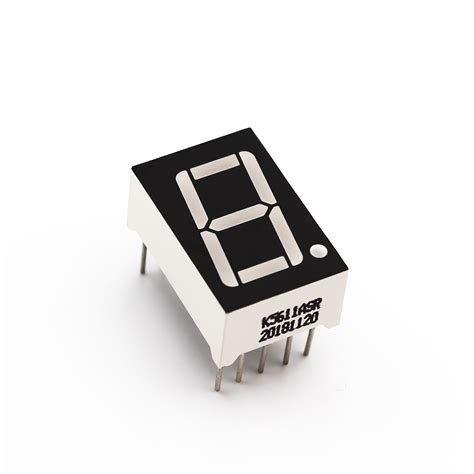 7 segment displays numbers from 0 to 9 and some alphabets.7 segment display are labelled a to g and decimal point is usually known as dp. High Red Common Cathode 0.56 Inch Single Digit Display 7 ...