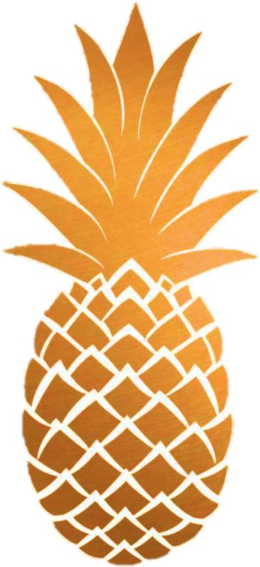 Download Pineapple Clipart Gold Pineapple - Rose Gold Iphone Marble - Full Size PNG Image - PNGkit