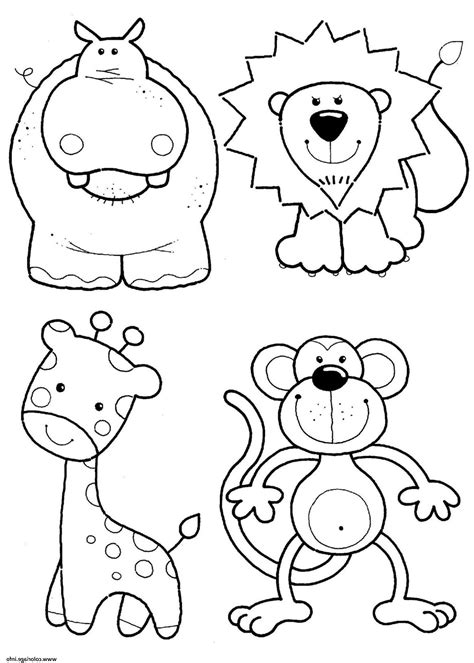 Coloriages Animaux Luxe Galerie Coloriage Animaux Maternelle Lion Singe