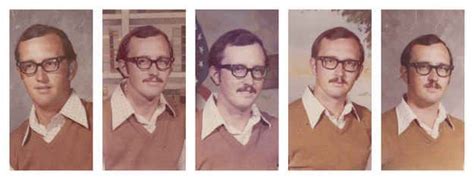Teacher Wore The Same Outfit For His Yearbook Photos For 40 Years Work