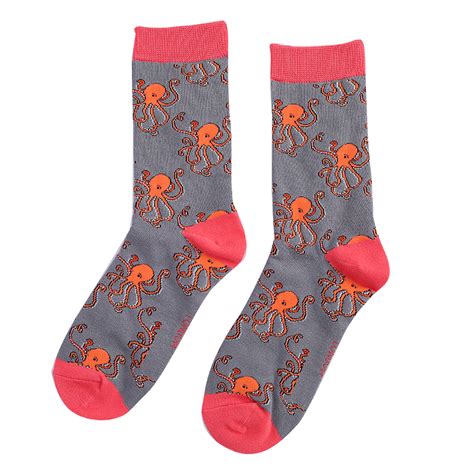 Octopus Socks Grey