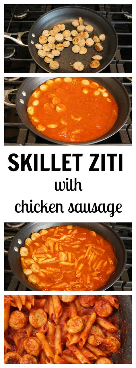 Skillet Ziti With Chicken Sausage Takes Comfort Food To A Whole New