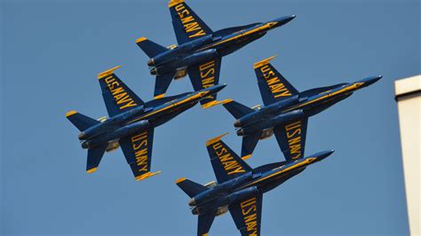 Us Navy Blue Angel Pilots Visit Cleveland