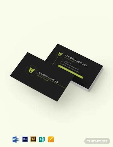 30 Best Collection Of Personal Business Card Templates Psd Ai Word