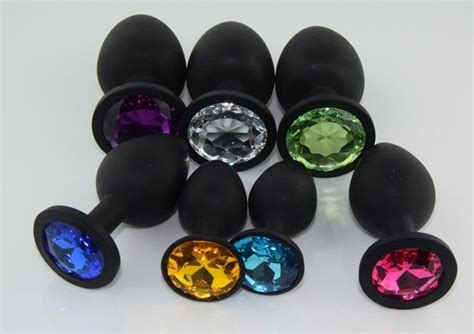 wholesale 10 pcs lot size small purple black silicone anal plug butt plug sex products jewelry