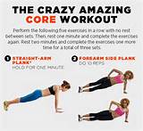 Core Workout Video Images