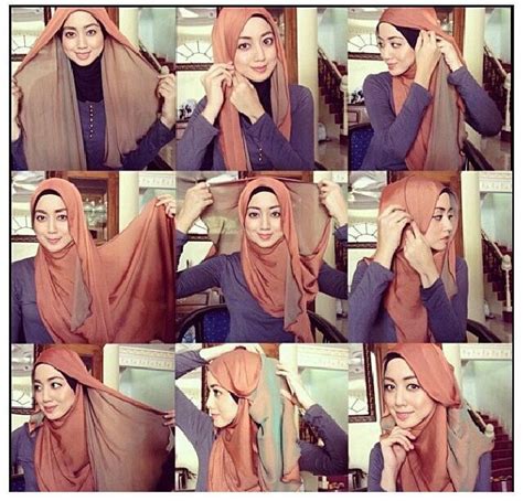My Hijab How To Wear Two Toned Hijabs Step By Step Guide Hijab
