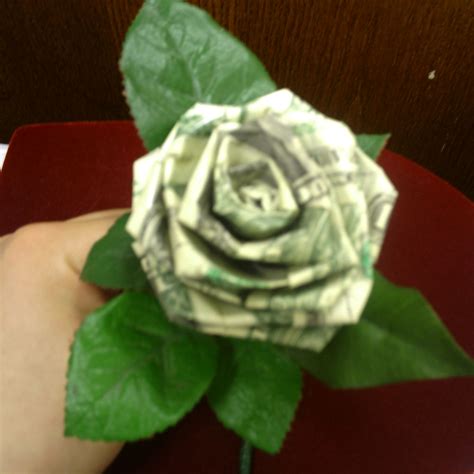How To Make Money Origami Rose Flower