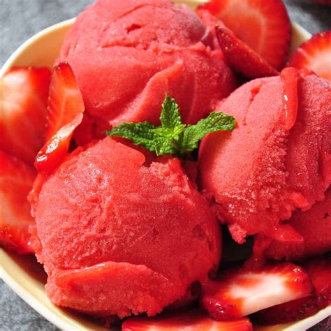 Strawberry Sorbet Culinary Shades