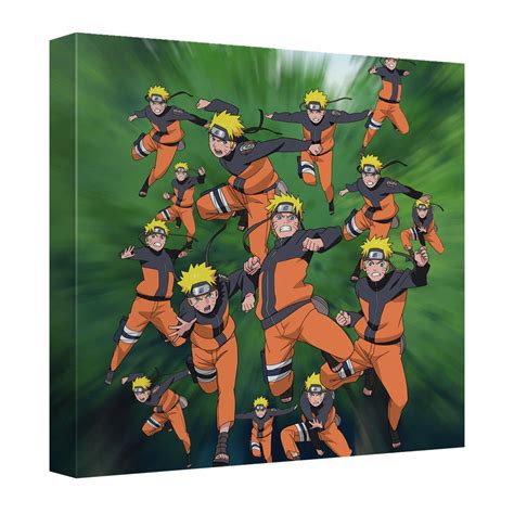 Naruto Shippuden Naruto In Action Licensed Canvas Wall Art