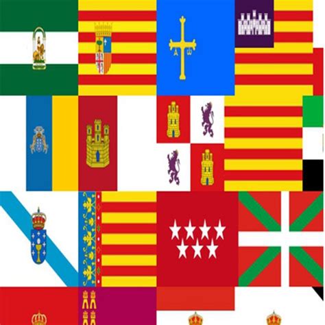 Banderas De Las Autonomias Y Ciudades Autonomas De España