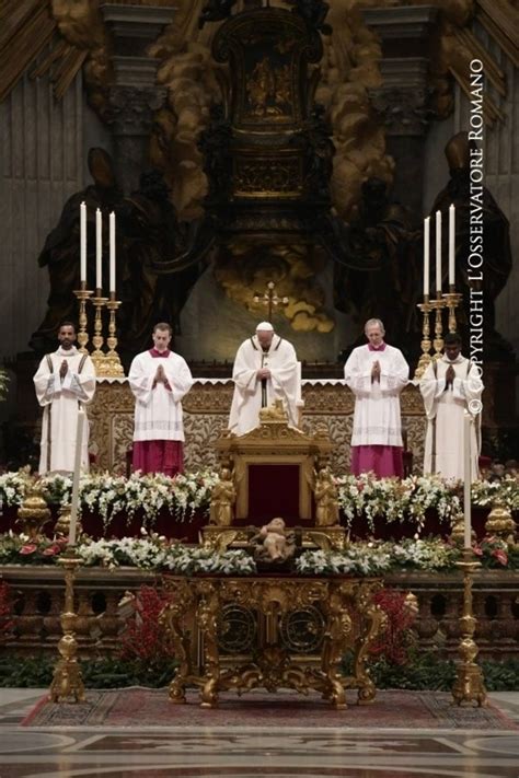 Homilía Del Papa Francisco En La Misa De Nochebuena 24 12 2016