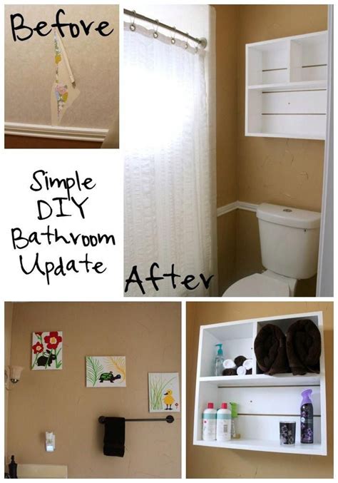 Simple Diy Bathroom Update Removing Wallpaper Texturing Walls