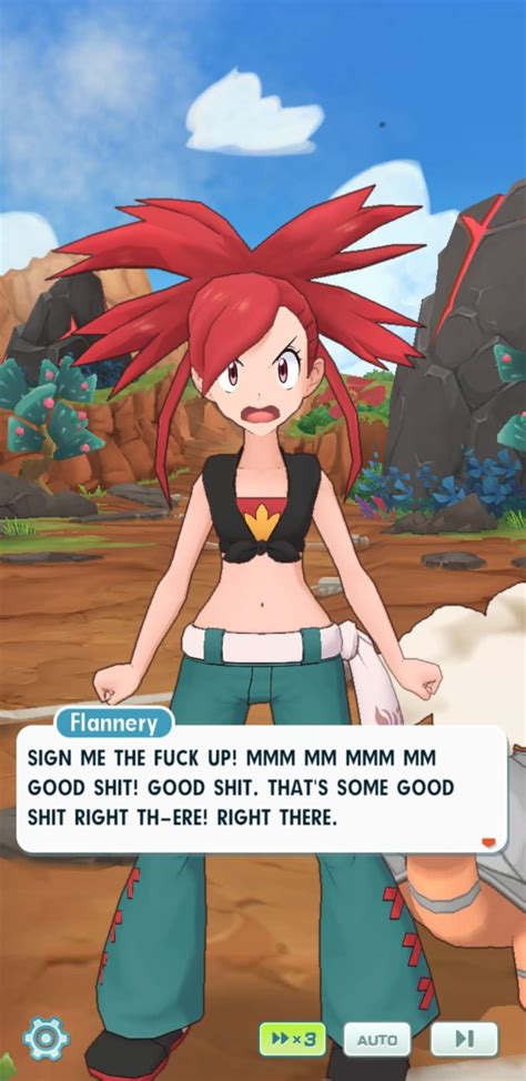 Flannery Gets Really Fired Up Rpokemonmasters