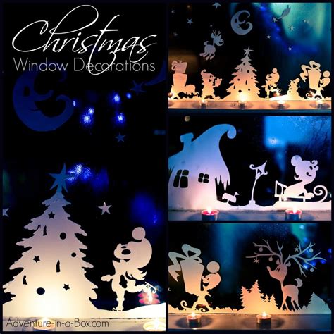 Christmas Window Decorations  Adventure in a Box