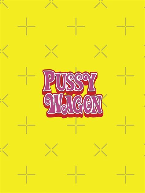 Pussy Wagon Double Logo Sleeveless Top By Purakushi Redbubble