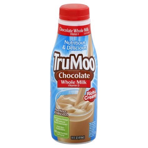 Trumoo Vitamin D Whole Chocolate Milk 14 Fl Oz