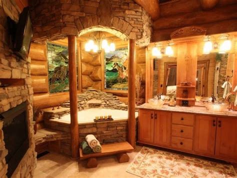 See more ideas about cabin bathrooms, log cabin bathrooms, log homes. 10 Luxurious Log Cabin Interiors You HAVE To See - Your ...