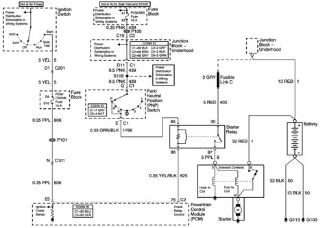 Engine Starting System - Chevy Venture