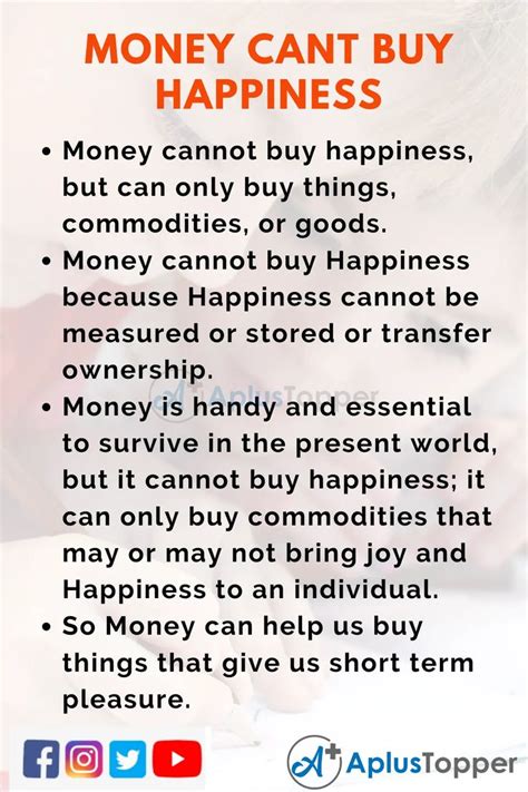 Can Money Buy Happiness Essay Example Money And Happiness Can Money Buy Happiness Essay