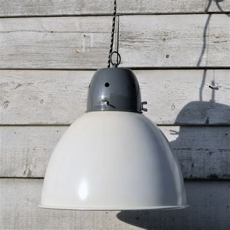 Whether placed in an entryway or at the center of a dining room, chandelier lighting makes a grand, luxurious. Large Industrial Spun Metal Pendant Lamp Shade - White - Home Barn Vintage