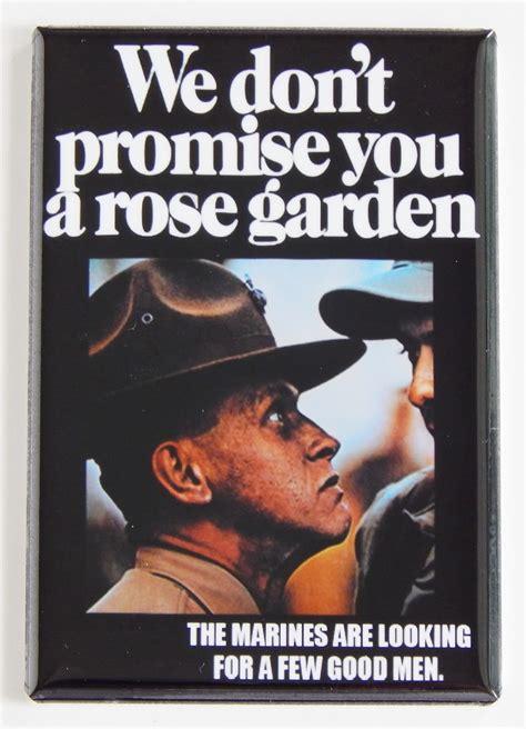Marine Corpswe Dont Promise You A Rose Garden Fridge