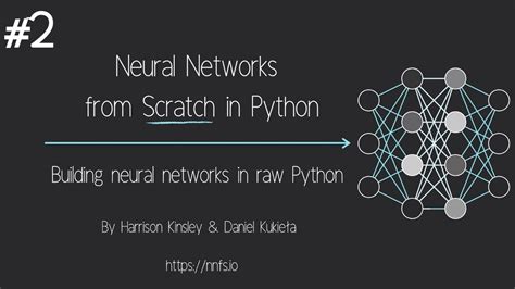 Neural Networks From Scratch P Coding A Layer Youtube