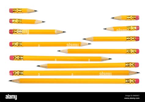 Long To Short Pencils Hi Res Stock Photography And Images Alamy