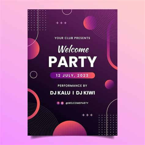 Welcome Party Invitation Vectors And Illustrations For Free Download