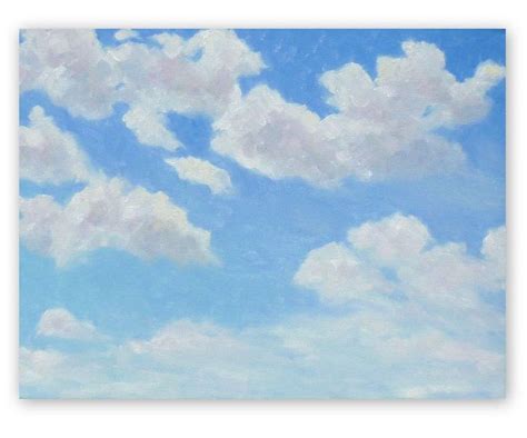 Original Painting Sky And Clouds Oil Painting Etsy Sky And Clouds