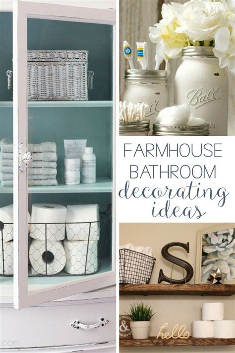 19 Amazing Diy Farmhouse Bathroom Decorating Ideas Unique Bathroom