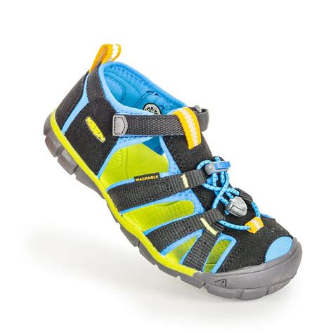 Dětské sandály SEACAMP II CNX BLACK BRILLIANT BLUE keen 1022984