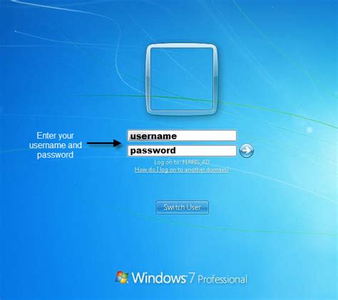 Windows 7 Log In