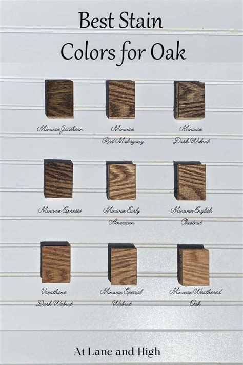 Best Wood Stains For Oak At Lane And High