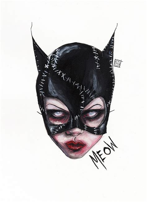 Catwoman Grunge Art Art Psychedelic Art