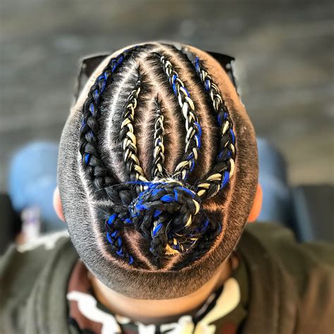 This haircut is what barber bri stewart from texas calls a bald fade with a half head of braids on top. Latest Braided Hairstyles for Men
