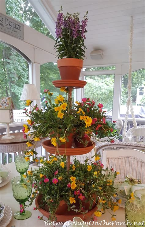 How To Make A Tiered Planter Plant Stand From Terra Cotta
