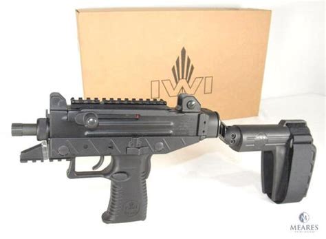 New Iwi Uzi Pro Pistol 9mm Luger Semi Auto Pistol With Folding