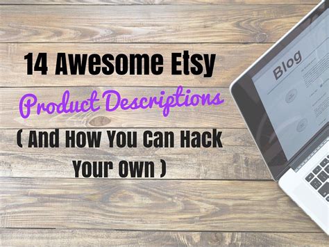 Selling On Etsy: 14 Awesome Etsy Product Descriptions To Copy | Selling on etsy, Learning 