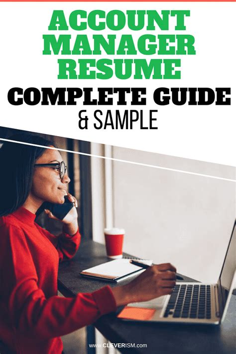 An account manager is the contact point between clients/customers and the organization. Account Manager Resume: Examples, Template, and Resume ...